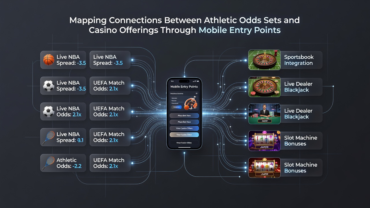 Dashboard view illustrating reward points flowing from sports bets into casino bonus balances